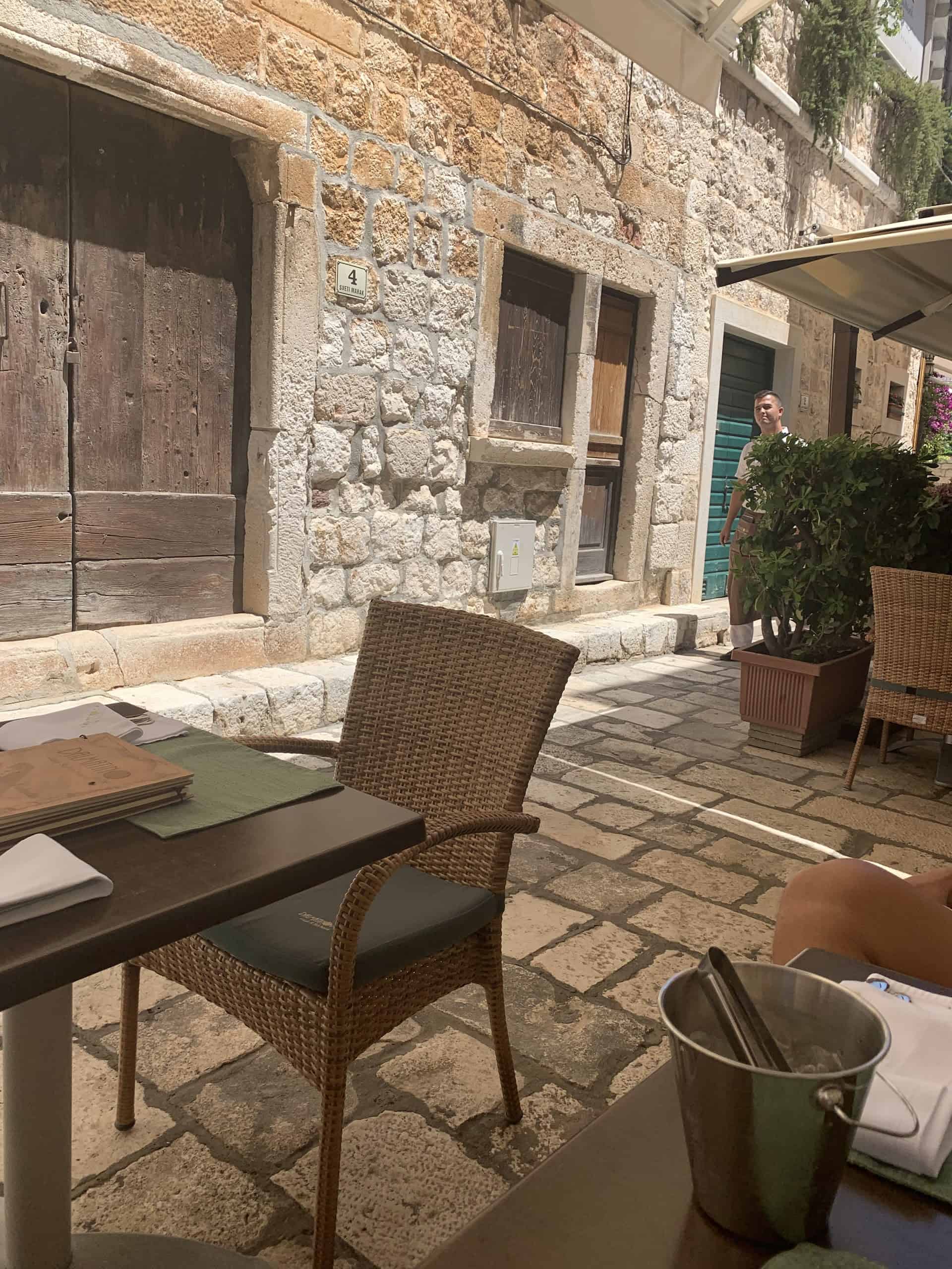 Dalmatino Restaurant, Hvar