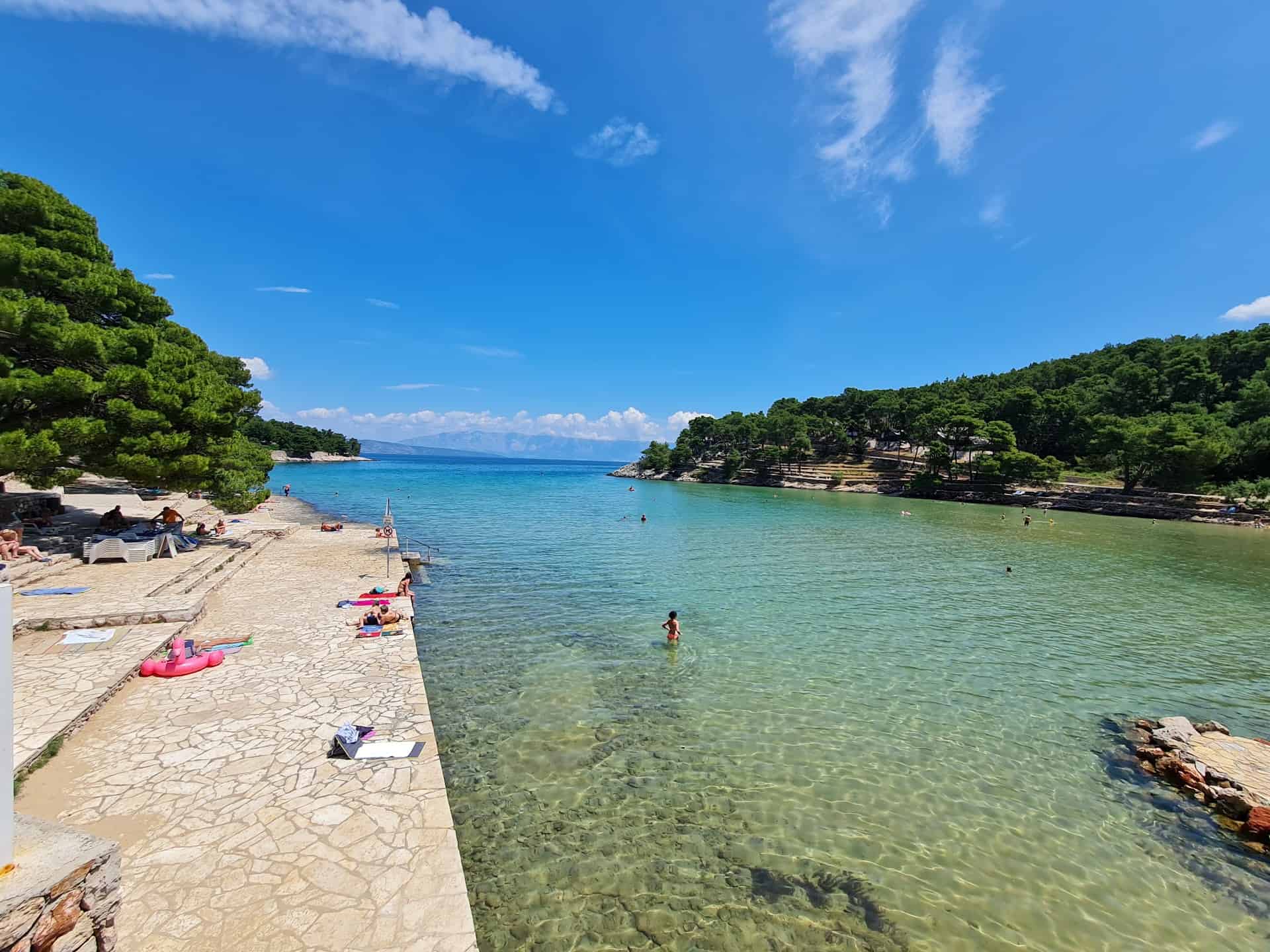 Mina beach, Hvar