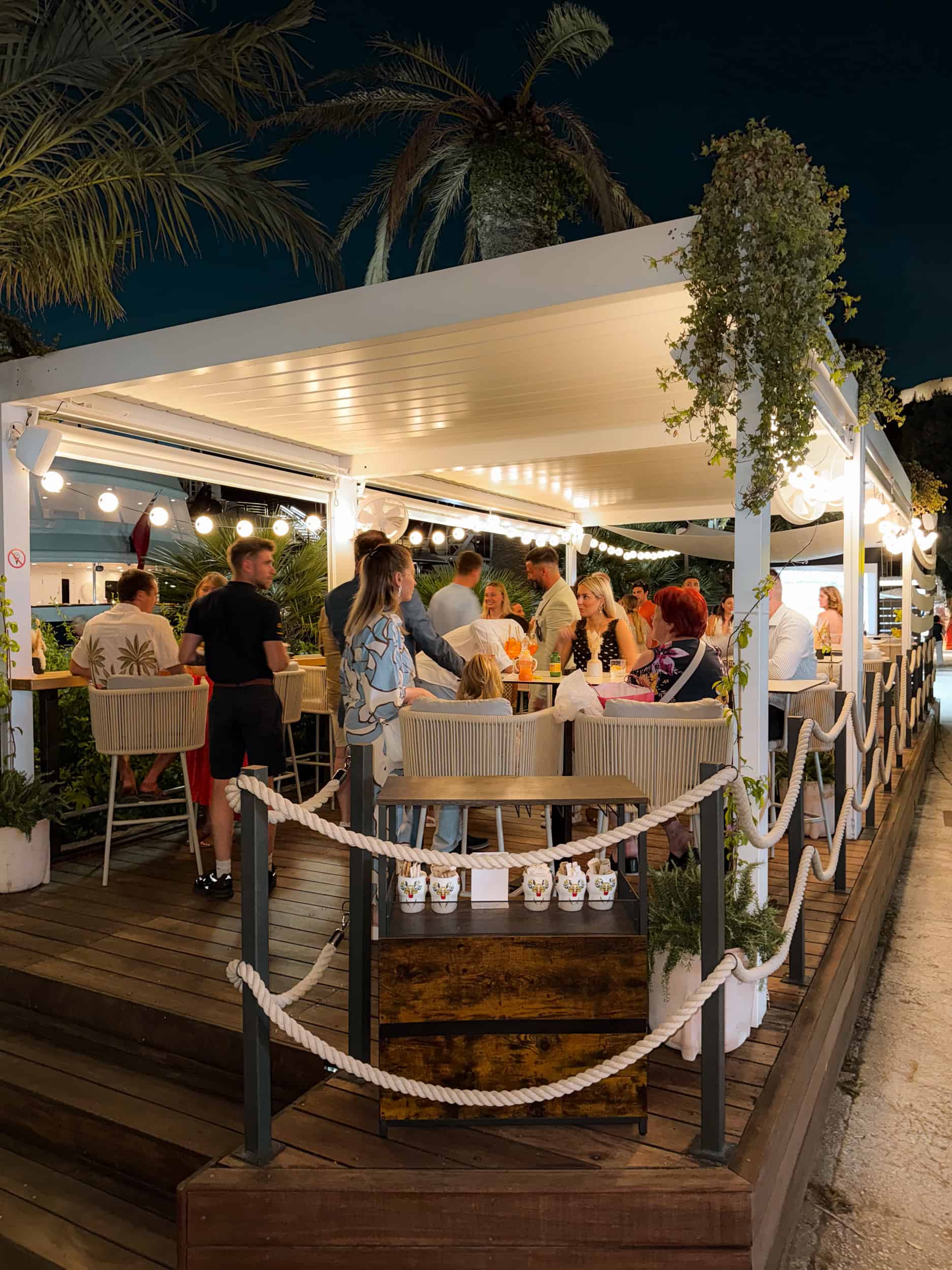 Oasis Yacht Club on Hvar Island, Croatia