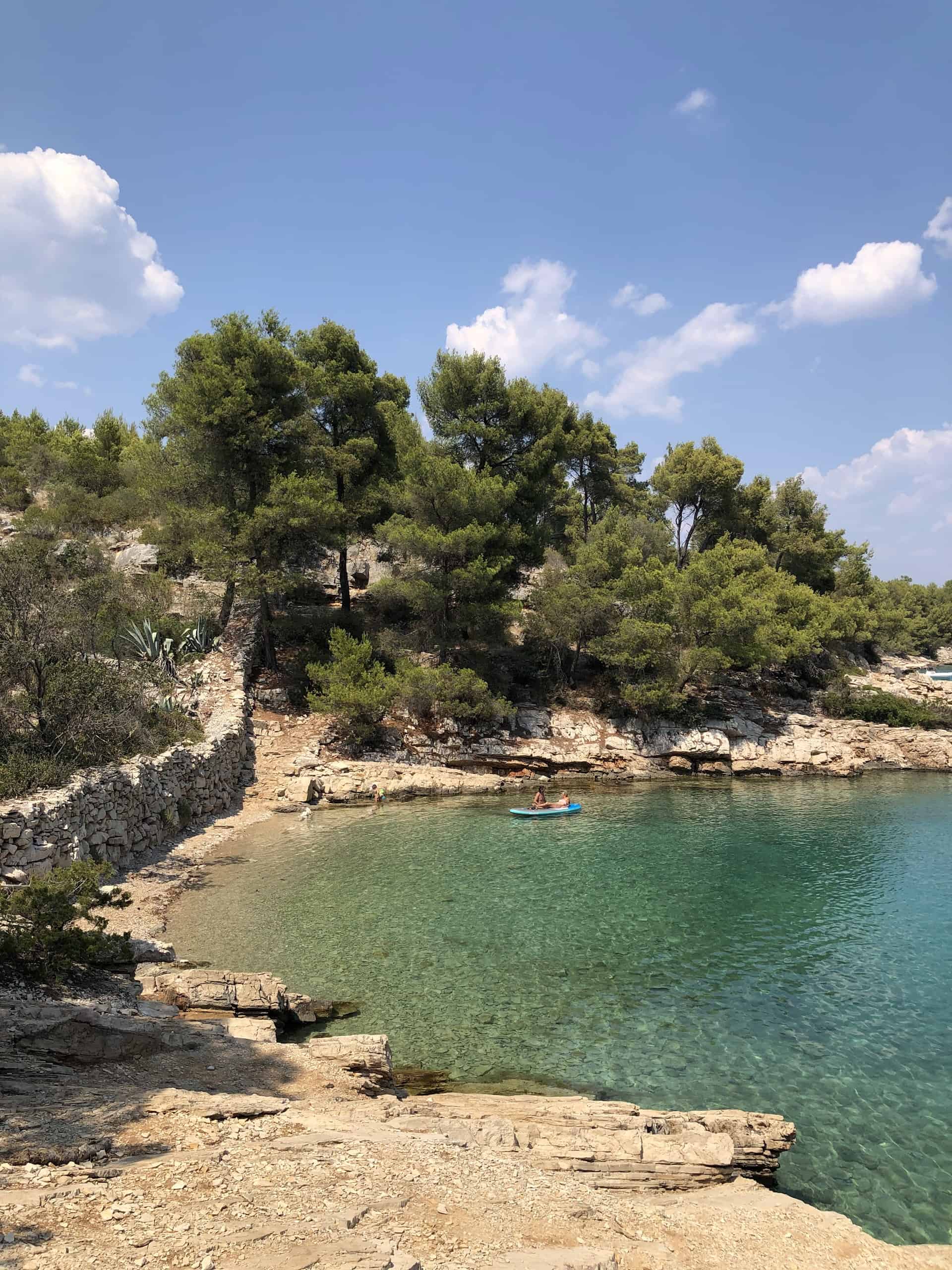 Vrboska pinewood Beach, Hvar